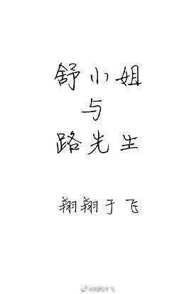 舒小姐与路先生